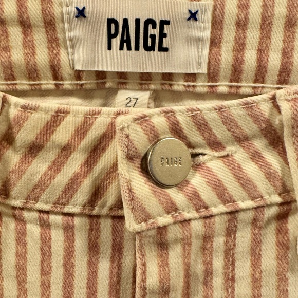 EUC Paige Striped Jeans - Picture 4 of 5